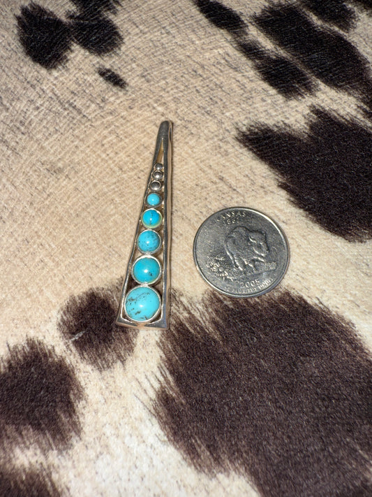 Barse Sterling Silver and Turquoise Pendant